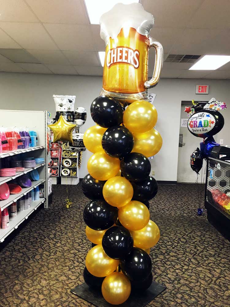 traditional balloon tower