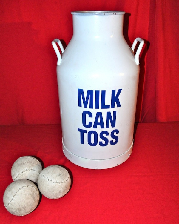 Milk Can Toss