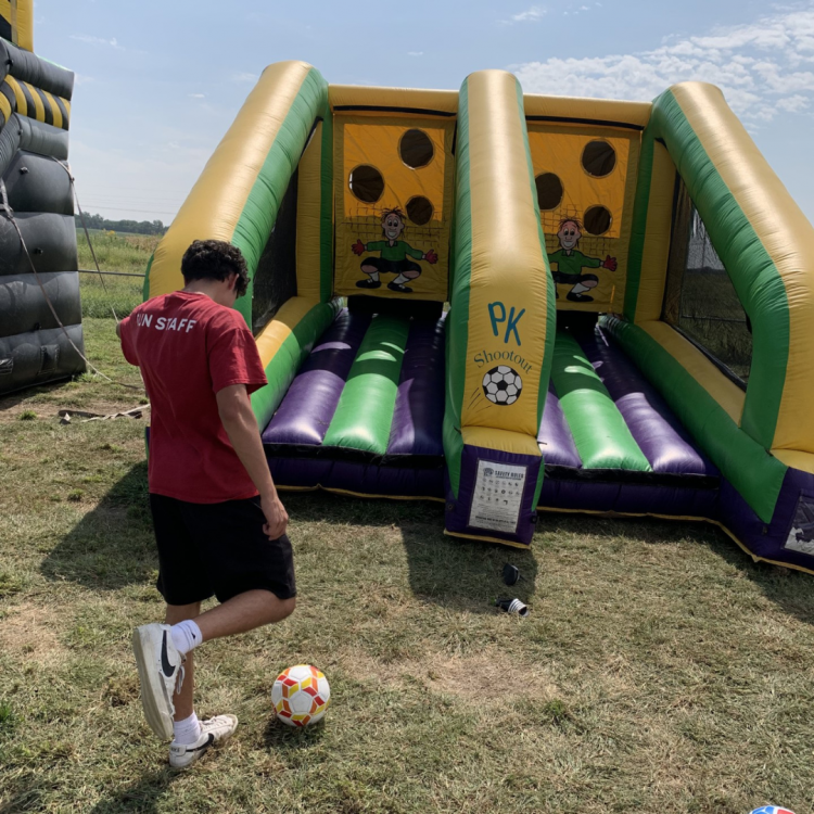 Inflated Soccer Game